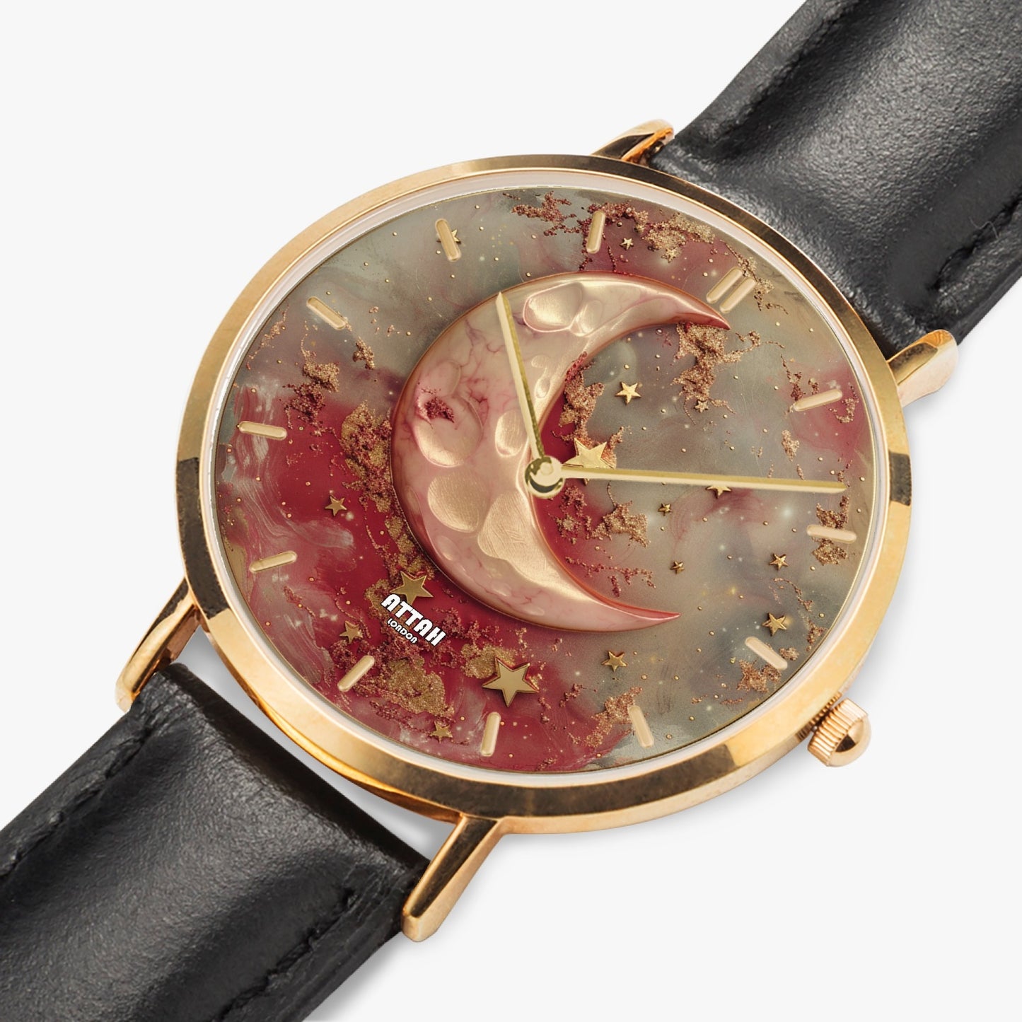 Celestial Moon and Stars Watch