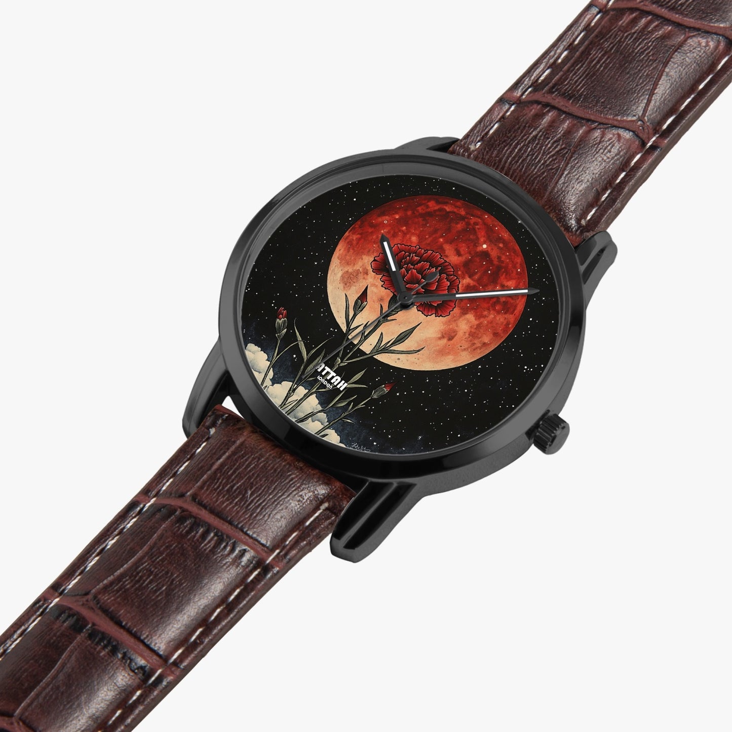 January Moonlight: The Bloodstone & Daffodil Wristwatch