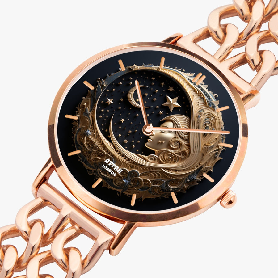Moon & Stars 5 Bracelet Strap Quartz Watch