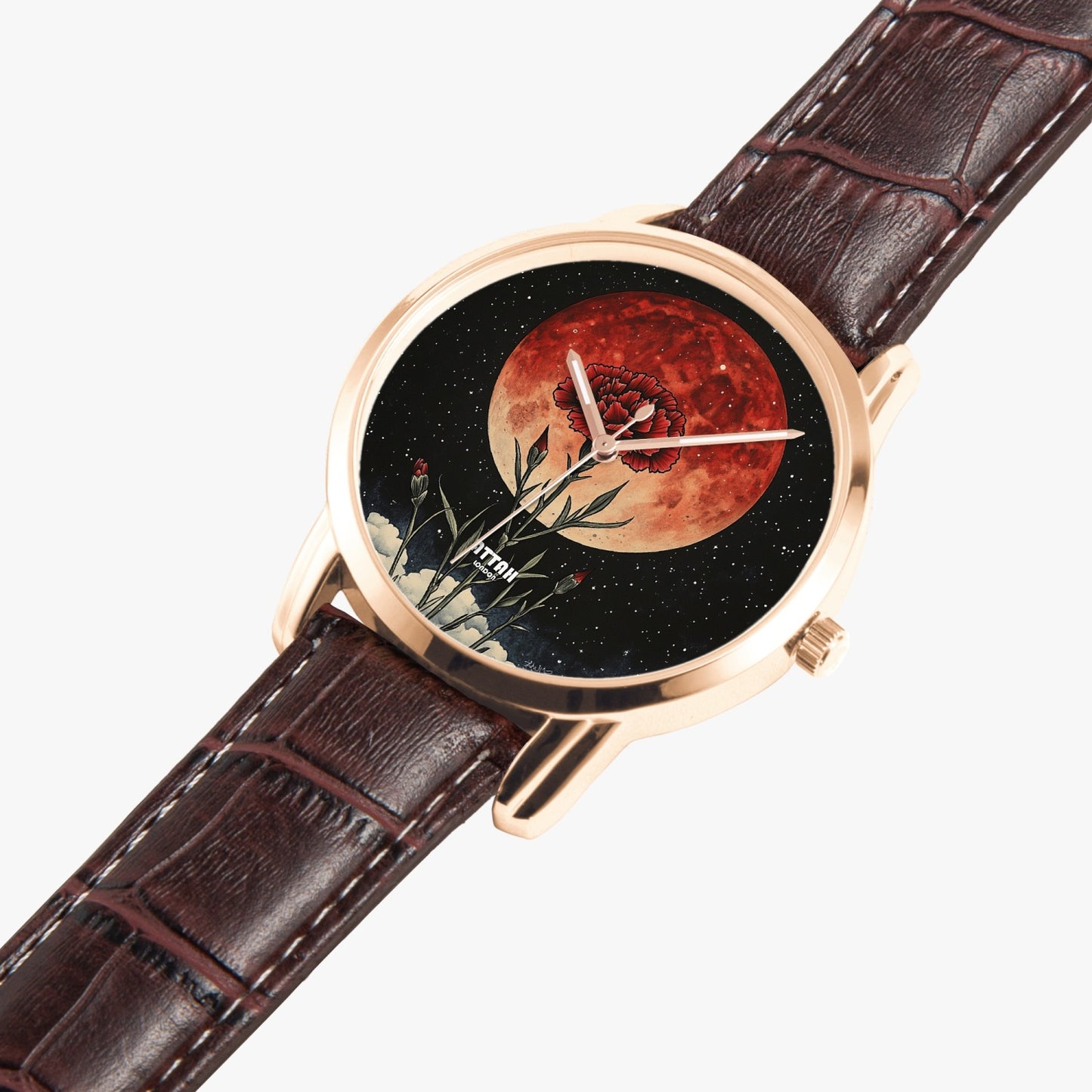 January Moonlight: The Bloodstone & Daffodil Wristwatch