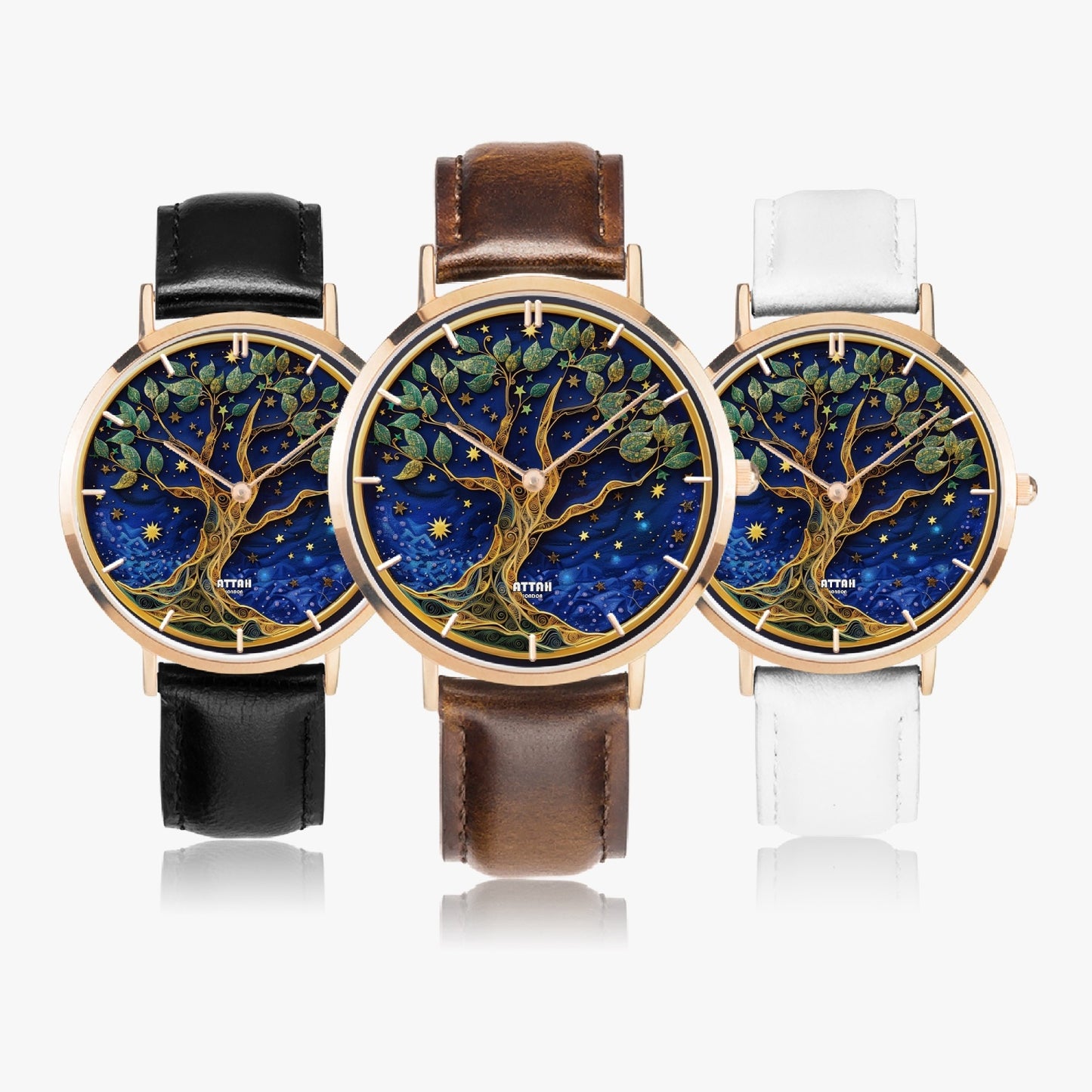 Exquisite Tree of Life Watch | Custom Engraving Available