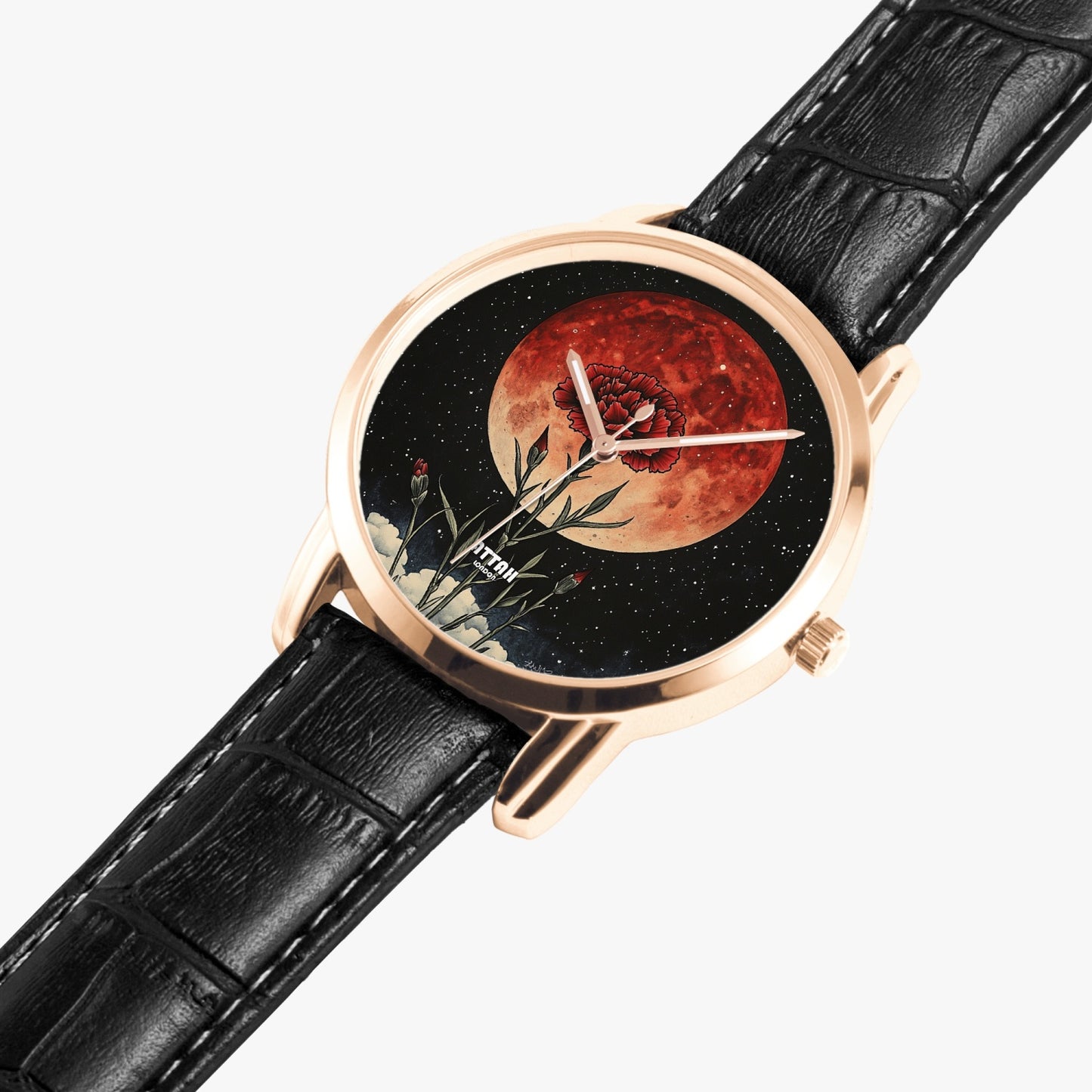 January Moonlight: The Bloodstone & Daffodil Wristwatch