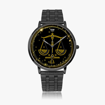 Libra horoscope unisex stainless steel watch